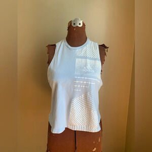Adidas cropped tank top, tank t shirt